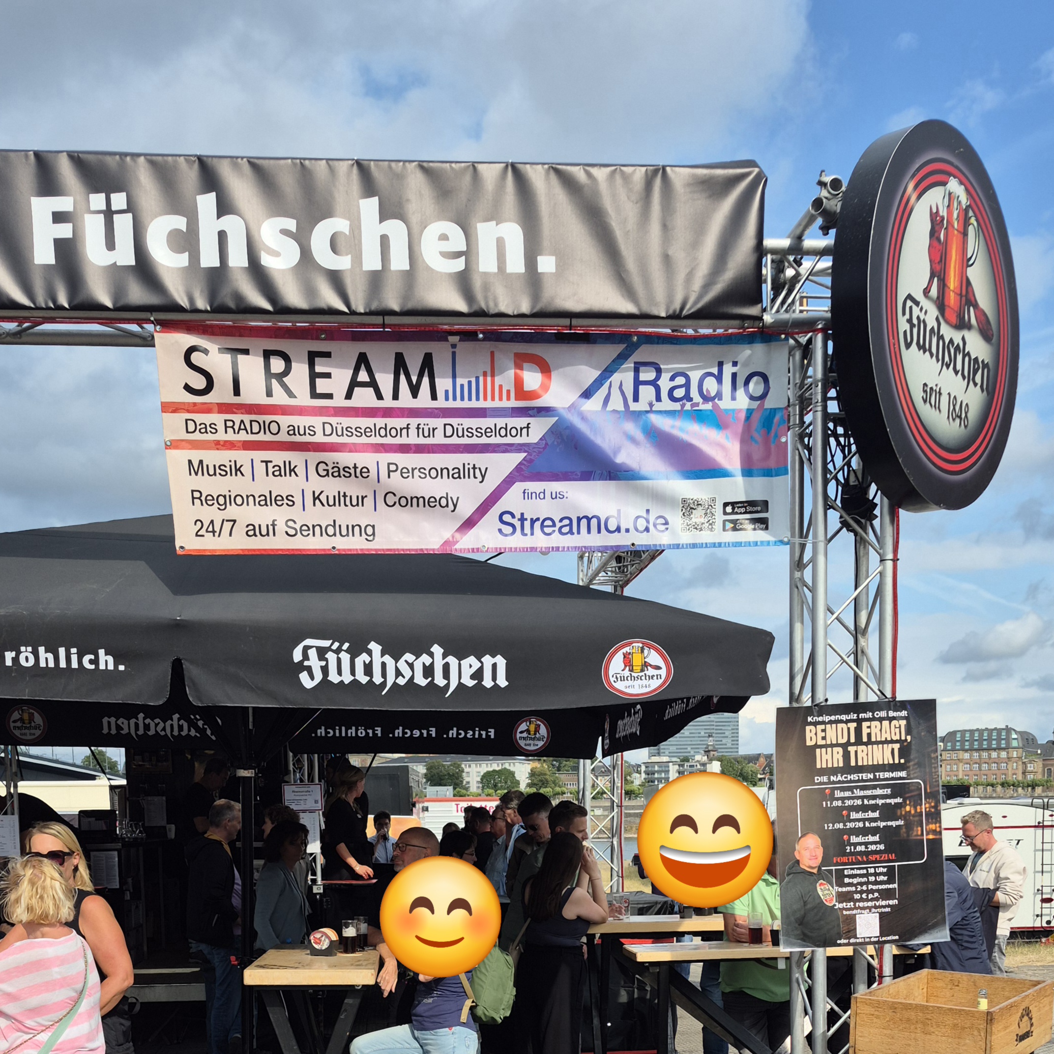StreamD im Füchsen Biergarten